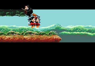 une photo d'Ã©cran de Castle of Illusion sur Sega Megadrive